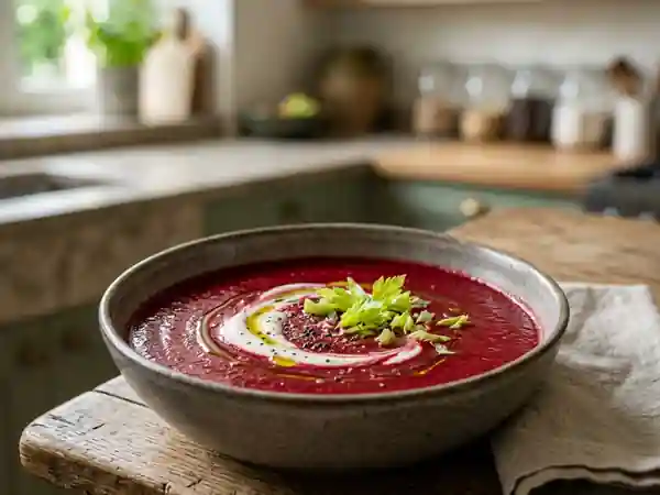 Velouté onctueux betterave et céleri-rave - Photo de présentation