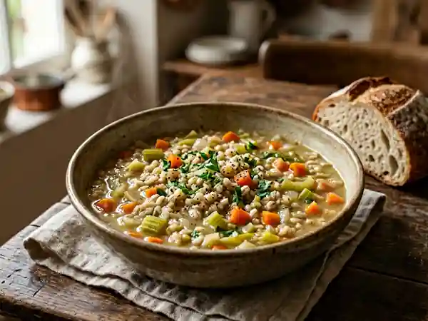 Potage Grisonnais Onctueux à l'Orge Perlée - Photo de présentation