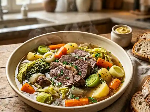Potée de bœuf fondante au chou vert - Photo de présentation