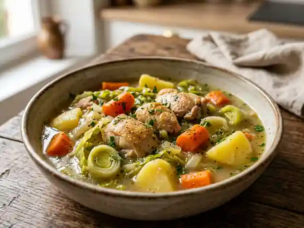 Potée de poulet fondante aux légumes - Photo de présentation