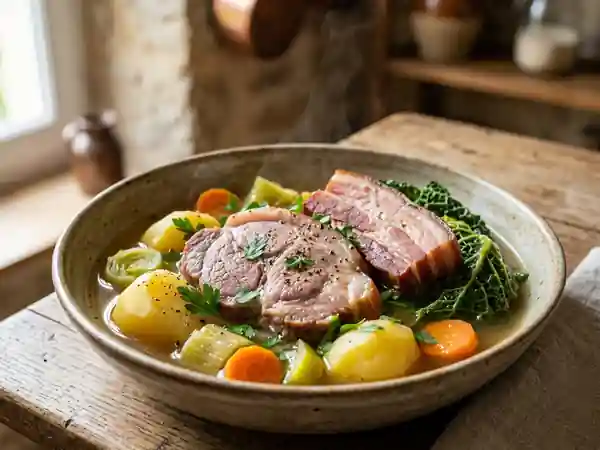 Potée du Limousin : Cochon Fondant et Chou Braisé - Photo de présentation