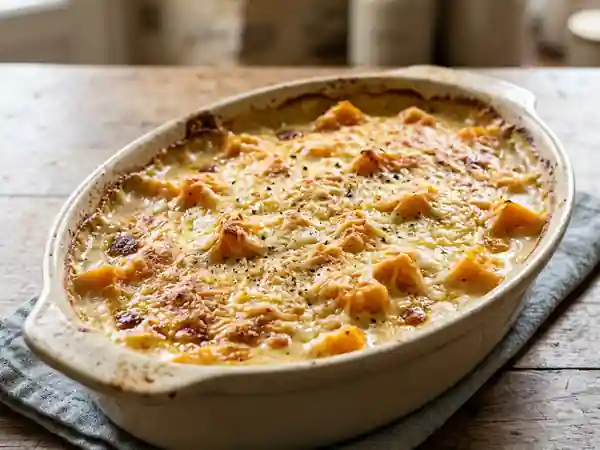 Potiron fondant et sa béchamel gratinée - Photo de présentation