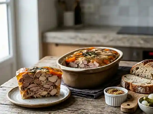 Potjevleesh traditionnel aux trois viandes - Photo de présentation