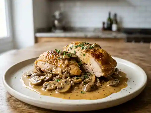 Poularde Souvaroff rôtie au Cognac - Photo de présentation