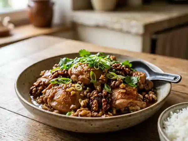 Poule aux Noix Croquante et Gingembre - Photo de présentation
