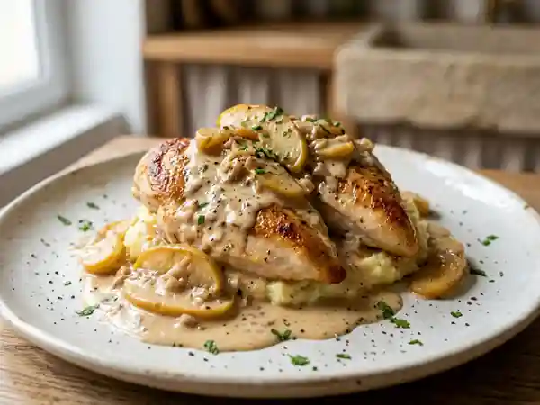 Poulet à la Normande : Recette Traditionnelle Savoureuse - Photo de présentation