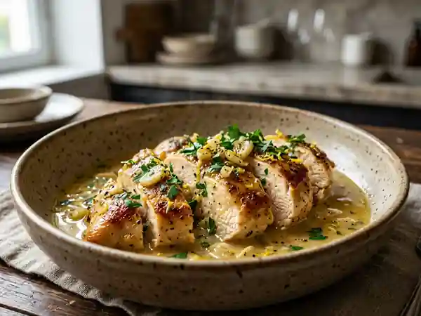 Poulet au Citron Libanais : Fondant et Acidulé - Photo de présentation