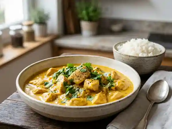 Curry de Poulet Fondant au Lait de Coco - Photo de présentation