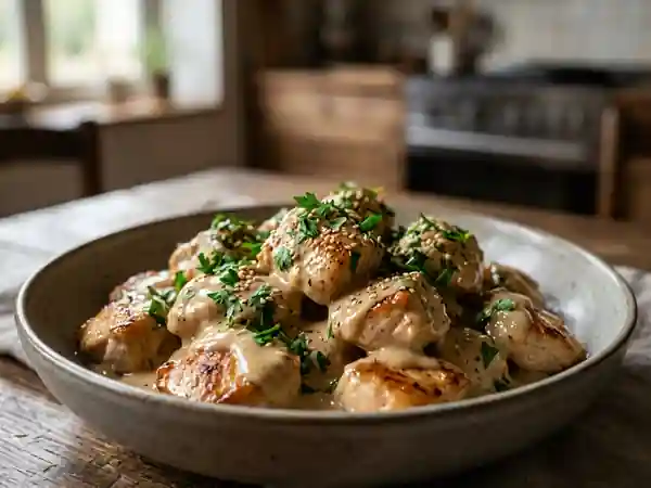 Poulet Sauté au Sésame Fondant - Photo de présentation