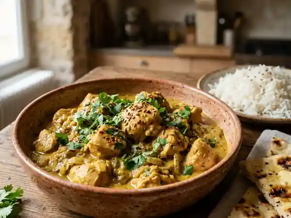 Poulet Kalia fondant au yaourt et épices - Photo de présentation