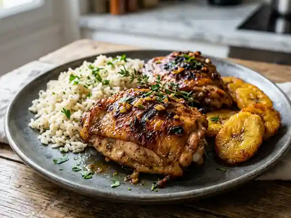 Poulet boucané épicé et fumé - Photo de présentation