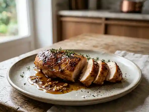 Poulet caramélisé au miel et 4 épices - Photo de présentation