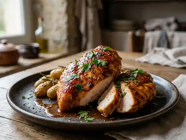 Poulet Caramélisé au Sirop d'Érable et Cannelle - Photo de présentation