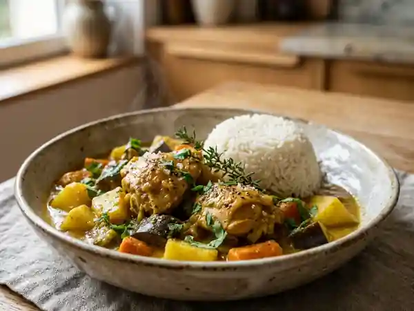 Poulet Colombo Crémeux et Épicé - Photo de présentation