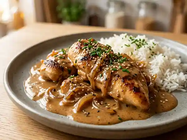 Poulet Crème et Soja Fondant - Photo de présentation