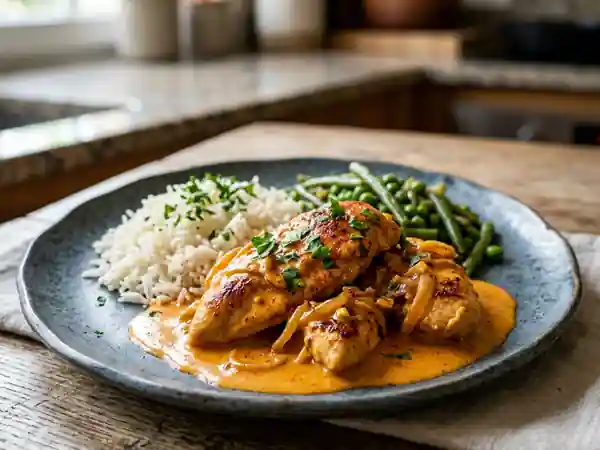 Poulet crémeux au paprika fumé - Photo de présentation