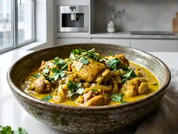 Poulet Curry Coco au Gingembre - Photo de présentation