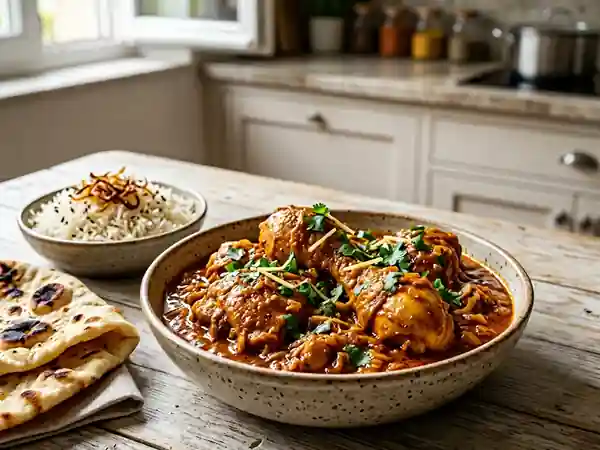 Poulet de Hyderabad : Recette épicée et savoureuse de l'Inde - Photo de présentation
