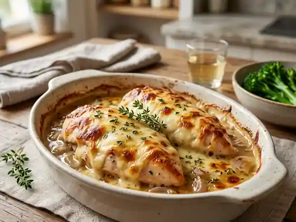 Poulet fondant au Beaufort : recette savoureuse et gourmande - Photo de présentation