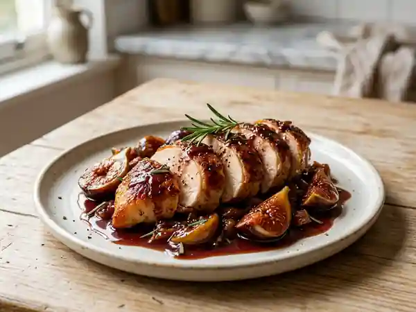 Poulet Fondant aux Figues et Miel - Photo de présentation
