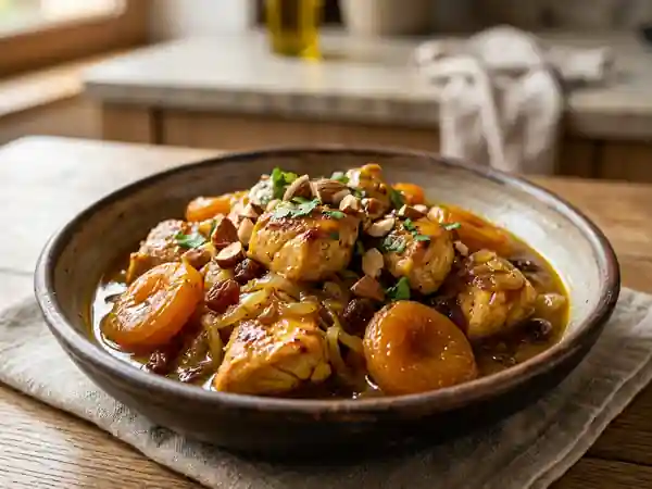 Poulet Fondant aux Fruits Secs et Miel - Photo de présentation