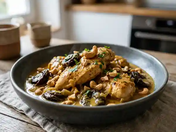 Poulet Fondant aux Pruneaux et Cajou - Photo de présentation