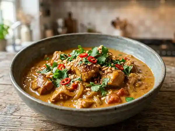 Poulet fumé à l'arachide : recette savoureuse et facile - Photo de présentation