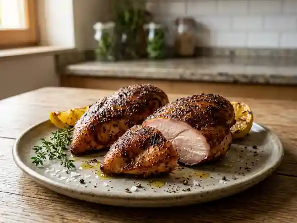 Poulet fumé au paprika et bois de hêtre - Photo de présentation