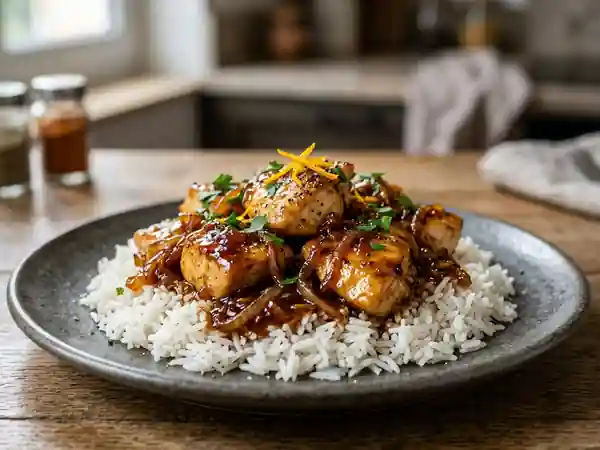 Poulet Jaffa Fondant à l’Orange Amère - Photo de présentation