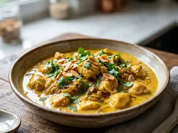 Poulet Korma fondant à la crème d'amande - Photo de présentation