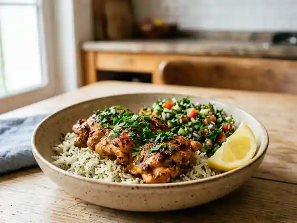 Poulet Maronite Citronné et Épicé - Photo de présentation