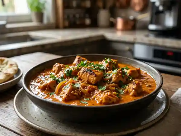 Poulet Massala fondant et crémeux - Photo de présentation