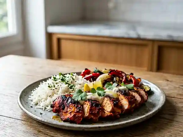 Poulet tandoori fondant et épicé - Photo de présentation