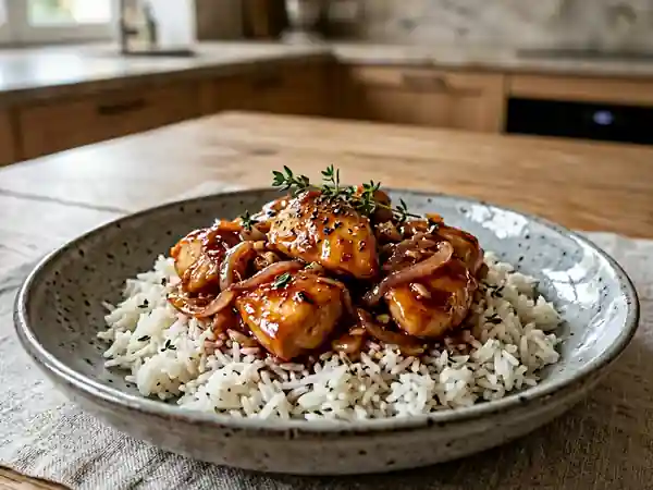 Poulet Caramélisé à la Grenadine - Photo de présentation