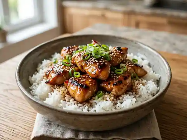 Poulet Teriyaki Express : Recette Facile et Rapide - Photo de présentation