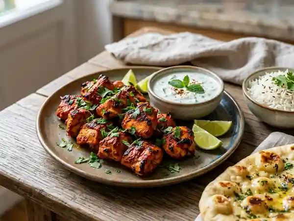 Poulet Tikka Fondant aux Épices Indiennes - Photo de présentation