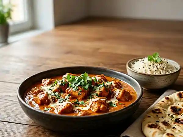 Poulet Tikka Massala fondant et épicé - Photo de présentation