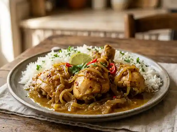 Poulet Yassa à la Casamance : Recette Traditionnelle et Savoureuse - Photo de présentation
