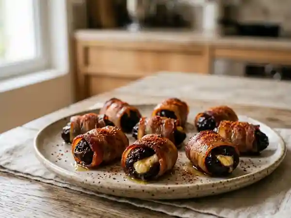 Pruneaux au Bacon, Cœur Fondant et Miel - Photo de présentation