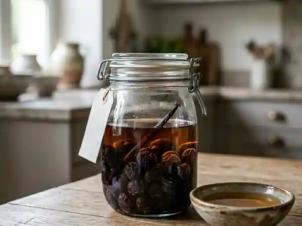 Prunelles macérées à l'eau de vie : recette traditionnelle et savoureuse - Photo de présentation