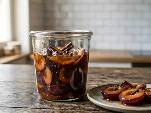 Prunes aigres-douces aux épices - Photo de présentation