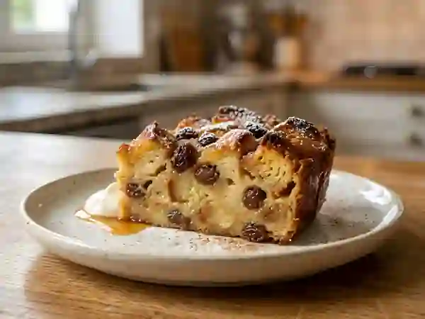Pudding Fondant au Rhum et Raisins Charnus - Photo de présentation