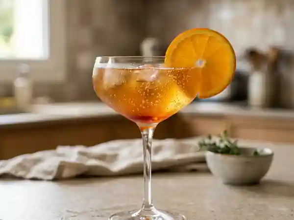 Punch au Champagne Frais et Fruité - Photo de présentation