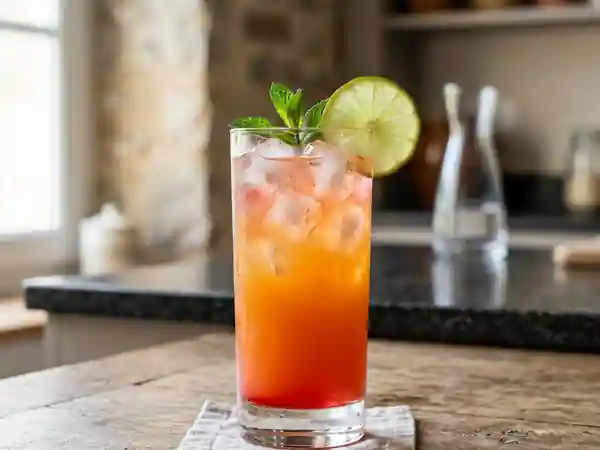 Punch plaisir exotique maison : recette facile et rafraîchissante - Photo de présentation