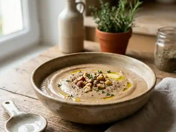 Purée de châtaigne onctueuse et beurrée - Photo de présentation