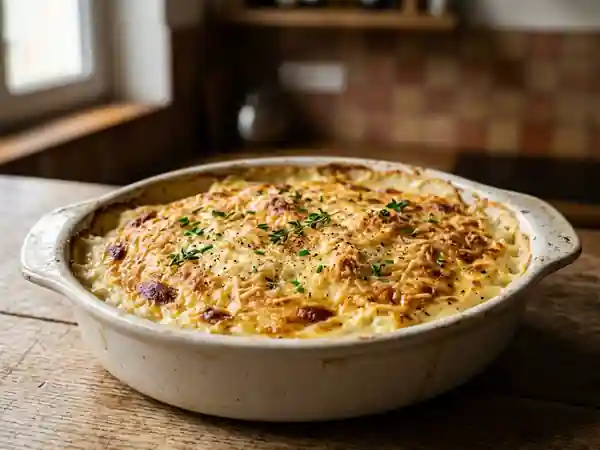Purée de chou-fleur onctueuse et gratinée - Photo de présentation