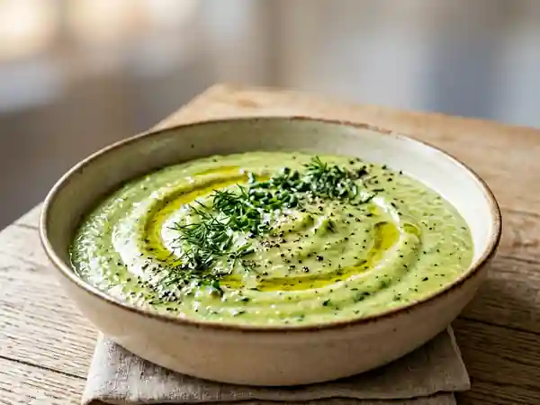 Purée de courgette veloutée et fondante - Photo de présentation