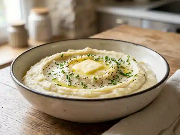 Purée de céleri-rave veloutée au beurre - Photo de présentation