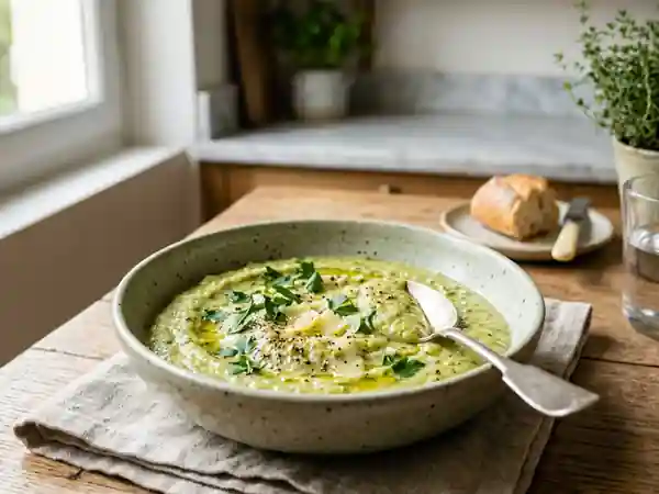 Purée de courgettes onctueuse au comté - Photo de présentation