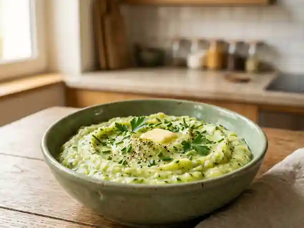 Purée onctueuse de courgettes maison - Photo de présentation